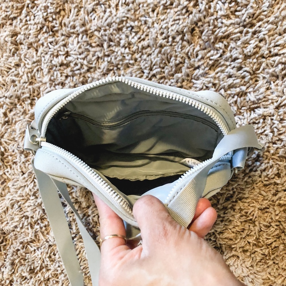 Vooray Silver Adjustable Crossbody Bag